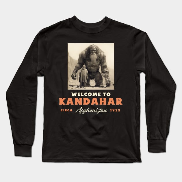 Kandahar circa 1923 Long Sleeve T-Shirt by Popstarbowser